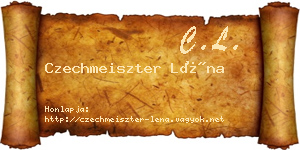 Czechmeiszter Léna névjegykártya